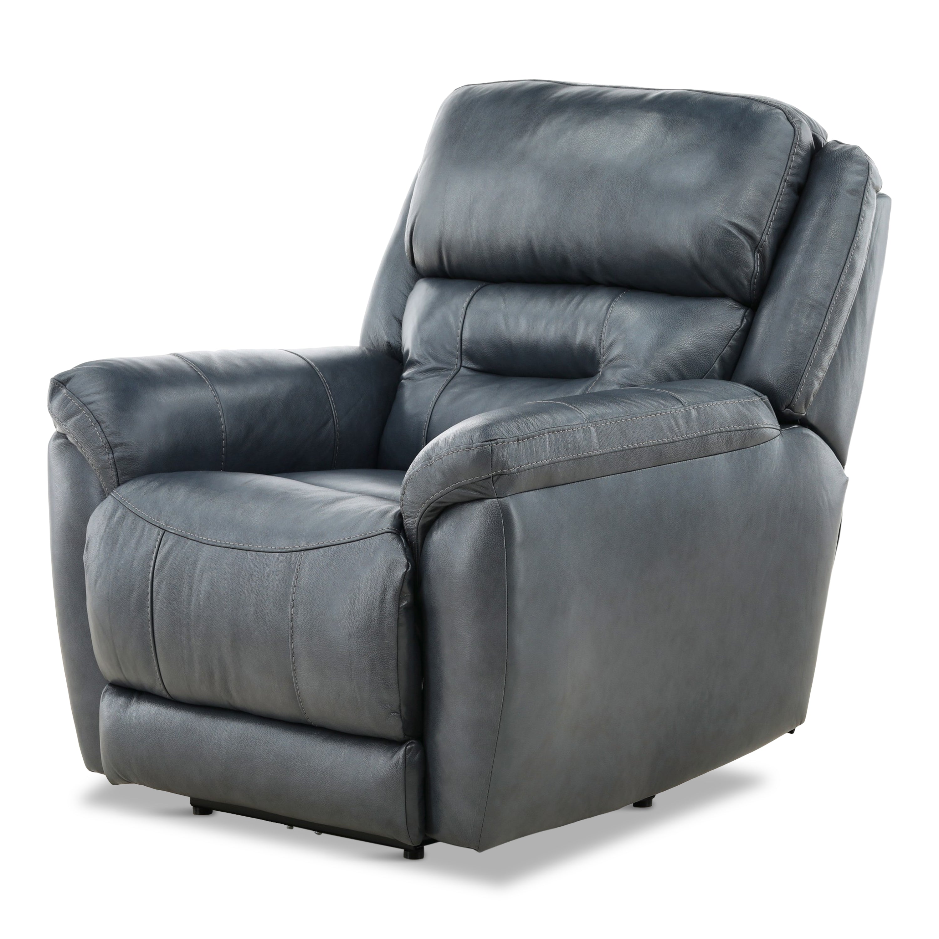 Armani Leather Power Recliner - Reclining