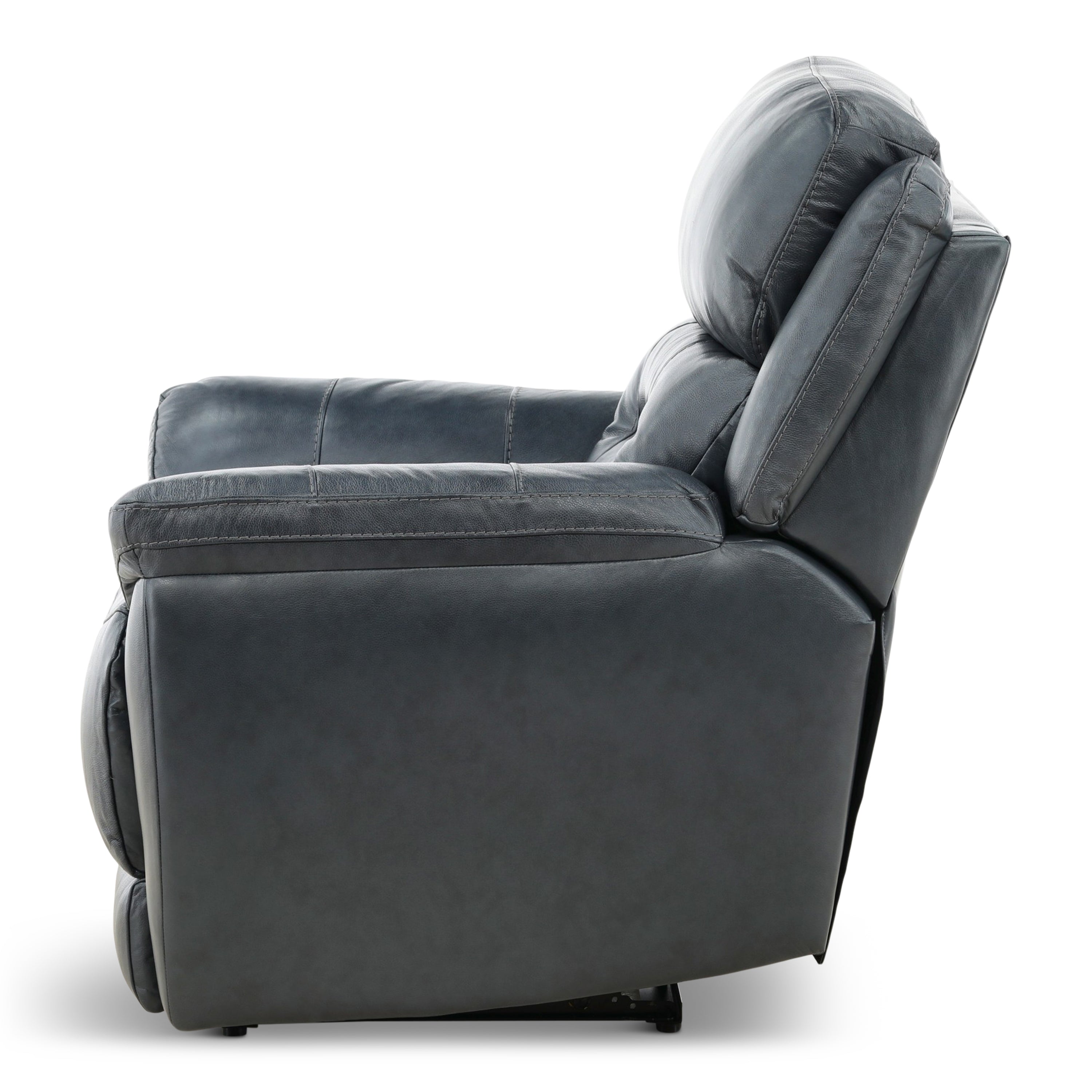 Armani Leather Power Recliner - Reclining
