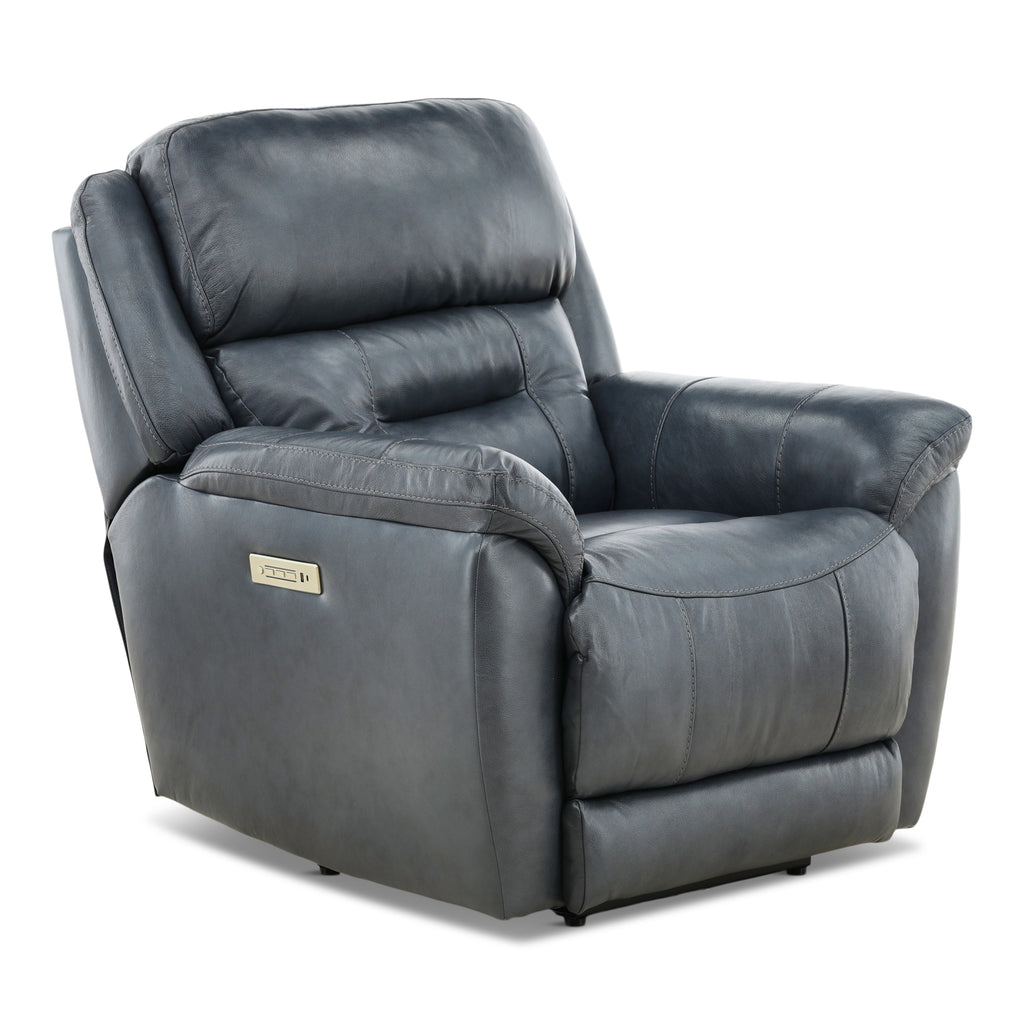 Armani Leather Power Recliner - Reclining