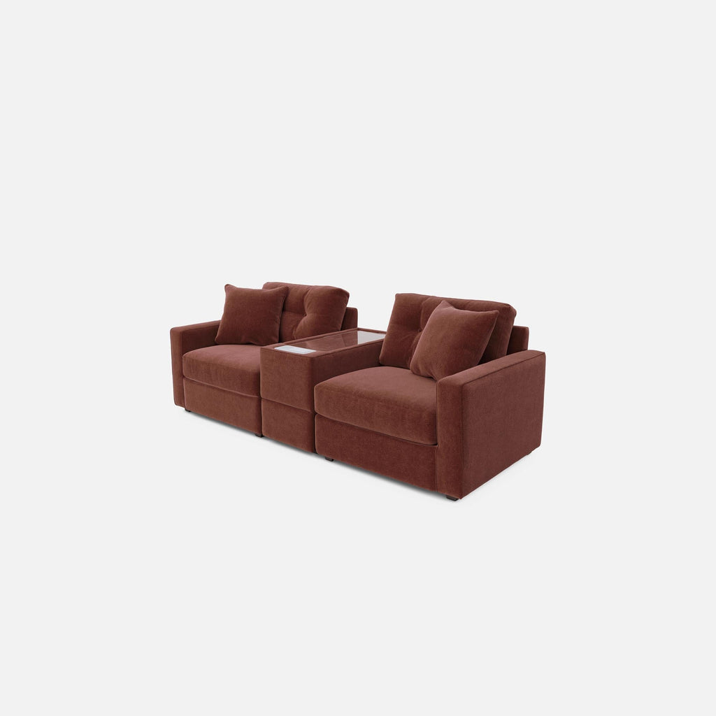 Modular One 3-Piece Console Loveseat