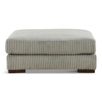 Lindyn Oversized Accent Ottoman - Fog