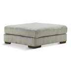 Lindyn Oversized Accent Ottoman - Fog