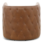 Palazzo Leather Swivel Chair - Indoor