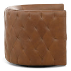 Palazzo Leather Swivel Chair - Indoor