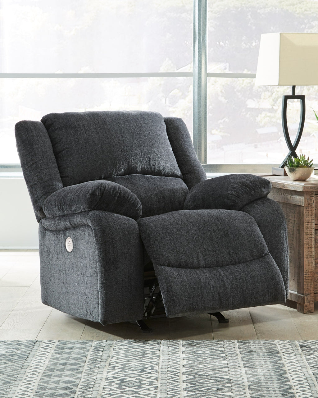 Draycoll Power Recliner - Fabric