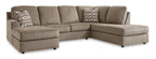 O'Phannon 2-Piece Right-Facing Sectional with Chaise - Putty