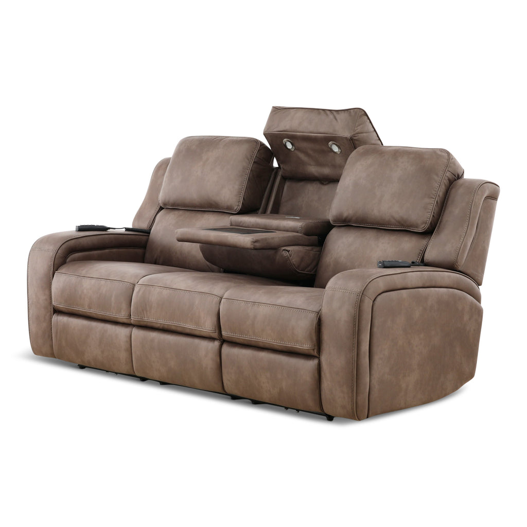 Headliner Home Theater Power Reclining Sofa - Fabric