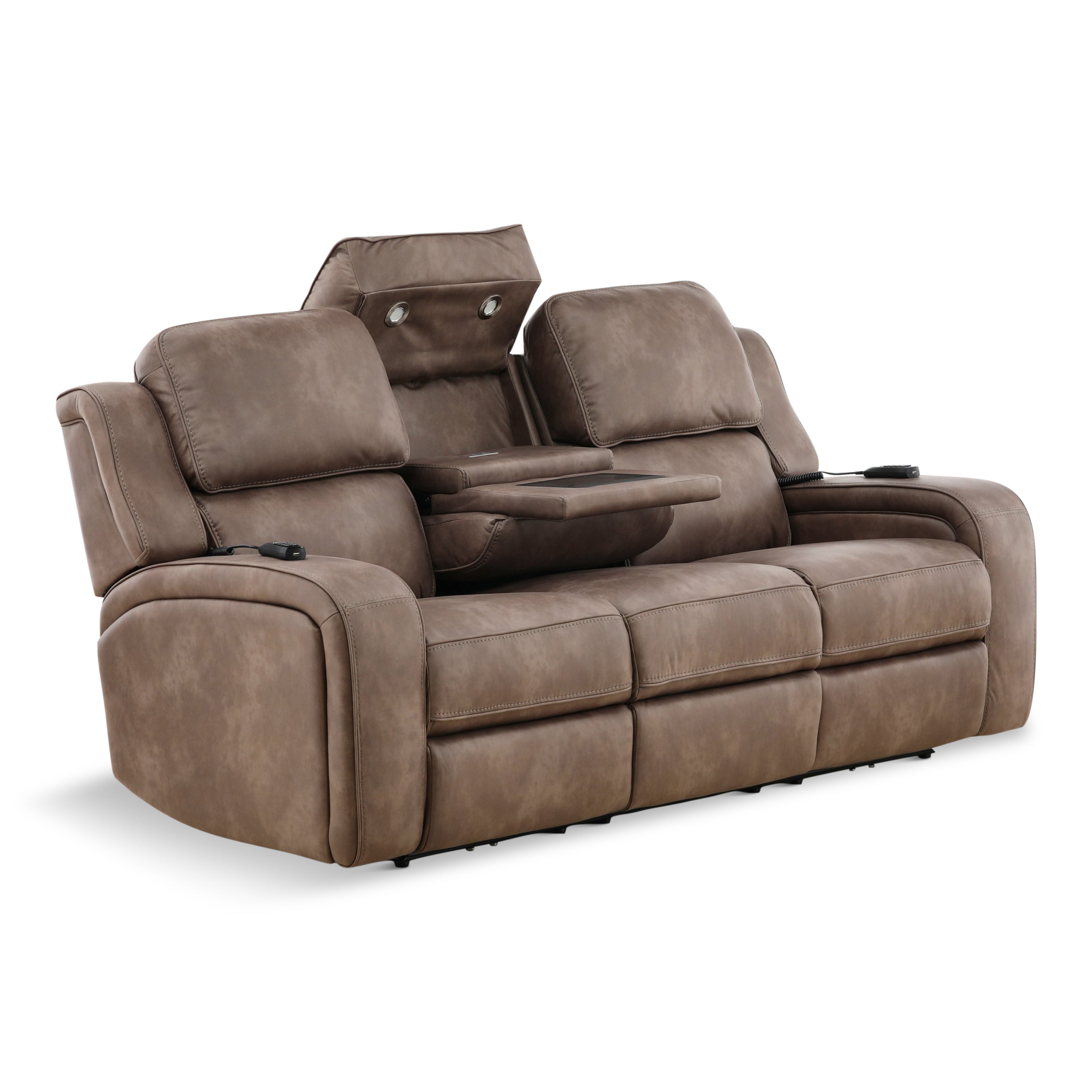 Headliner Home Theater Power Reclining Sofa - Fabric