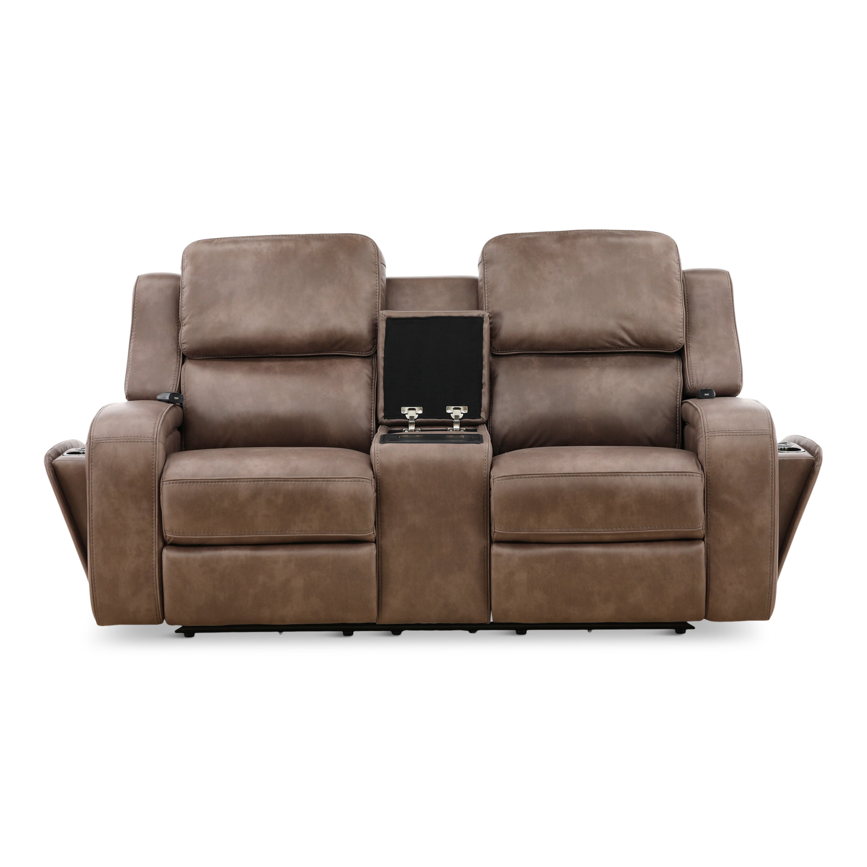 Headliner Power Reclining Console Loveseat - Fabric