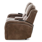 Headliner Power Reclining Console Loveseat - Fabric