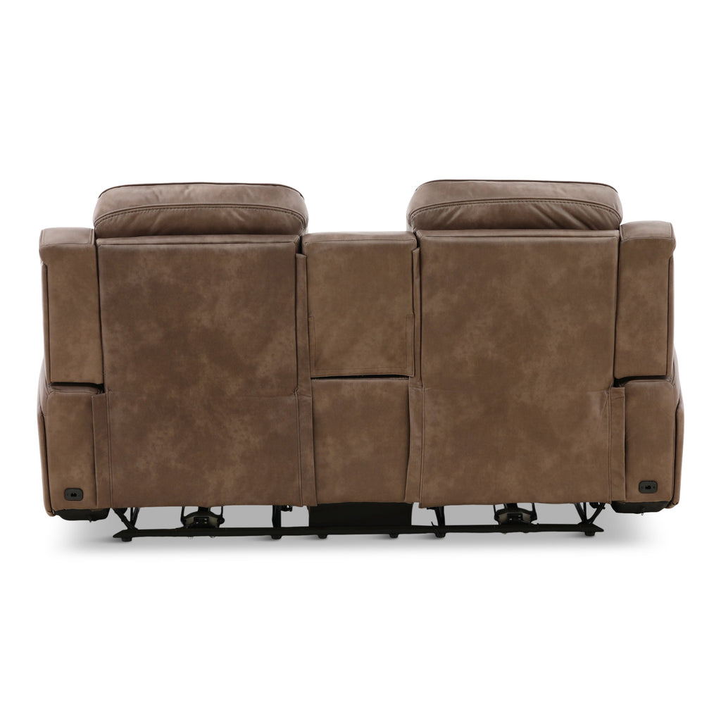 Headliner Power Reclining Console Loveseat - Fabric