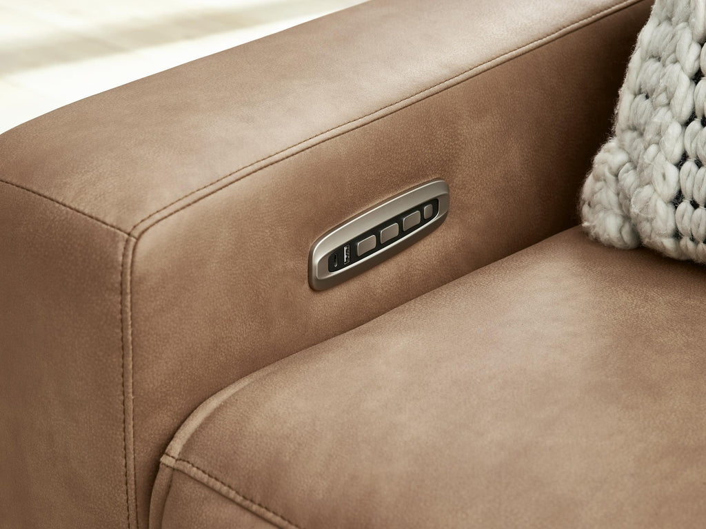 Modular Two Left Arm Facing Power Recliner