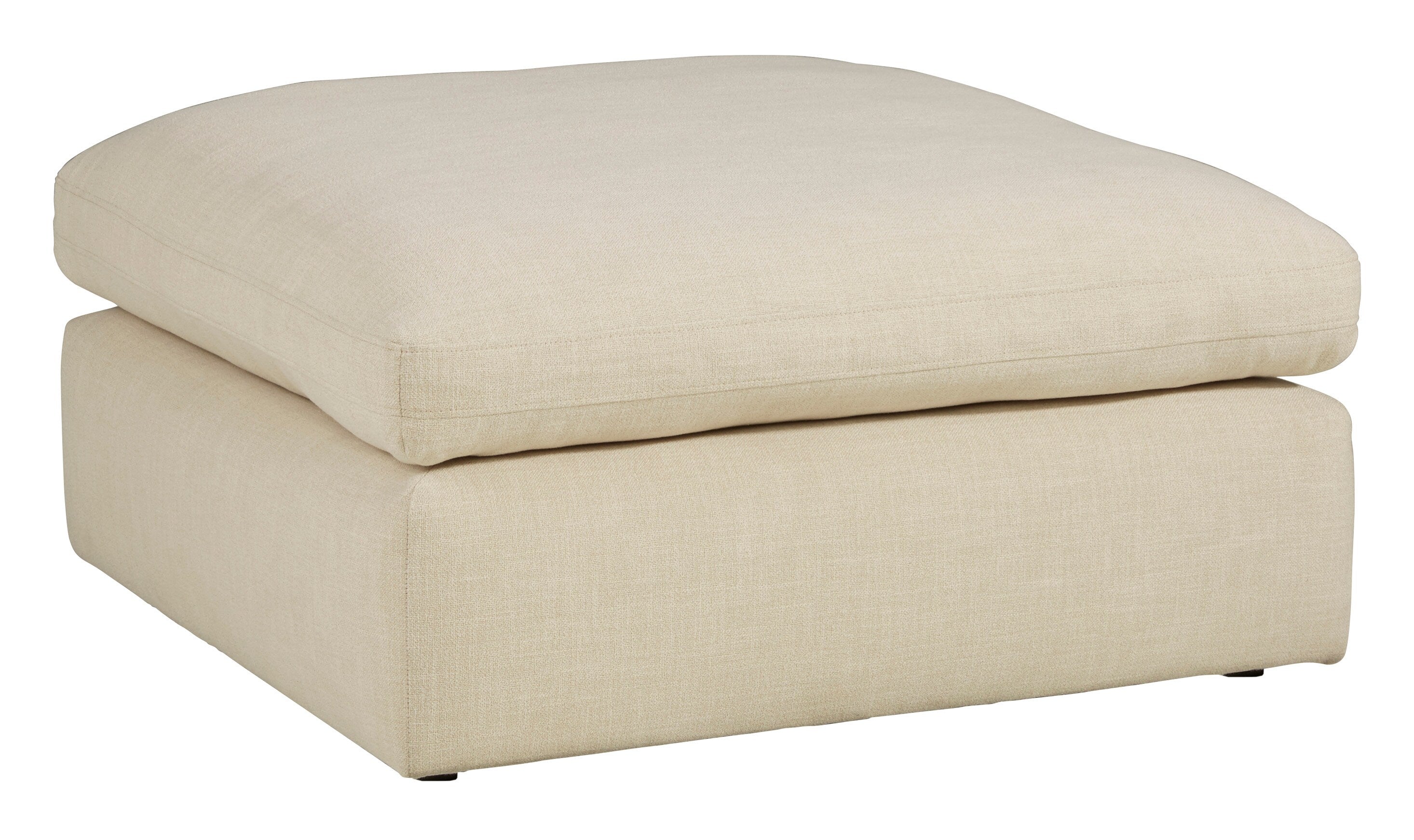 Elyza Oversized Accent Ottoman - Fabric