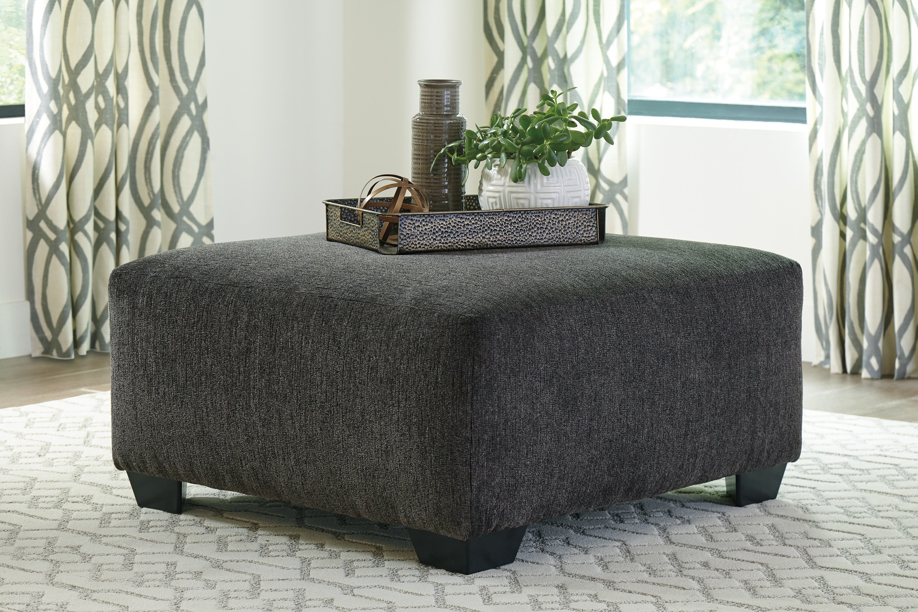 Ballinasloe Oversized Ottoman - Fabric