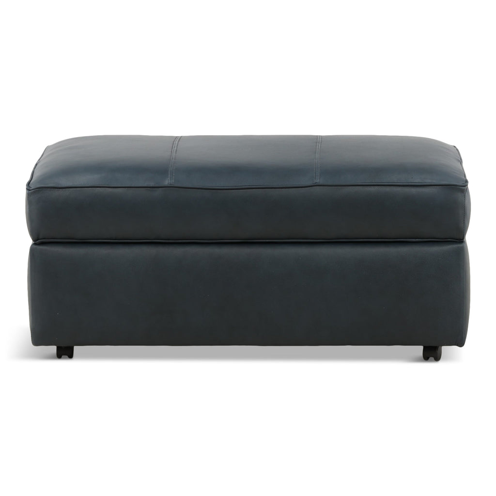 Hargrove Leather Storage Ottoman - Indoor