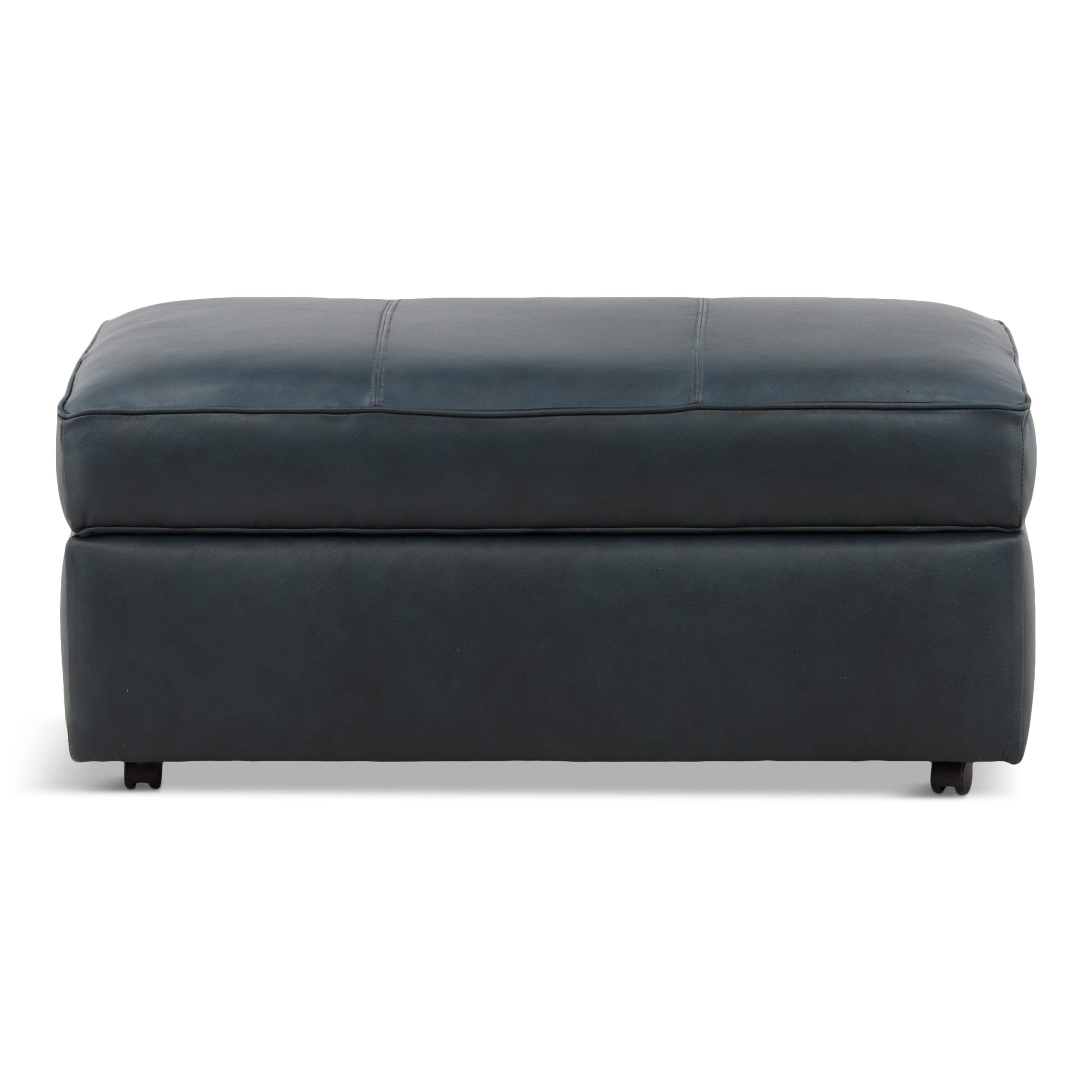 Hargrove Leather Storage Ottoman - Indoor