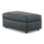 Hargrove Leather Storage Ottoman - Indoor