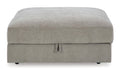 Aslan Court Storage Ottoman - Fabric