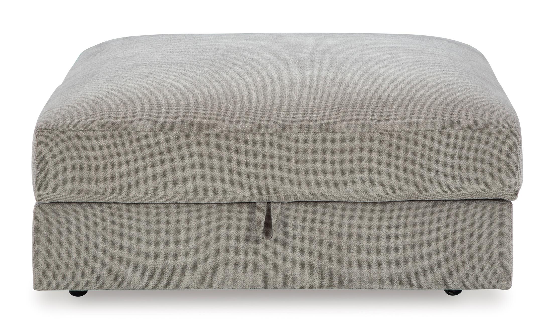 Aslan Court Storage Ottoman - Fabric