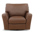 Peter Leather Swivel Chair - Indoor