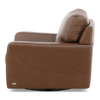 Peter Leather Swivel Chair - Indoor