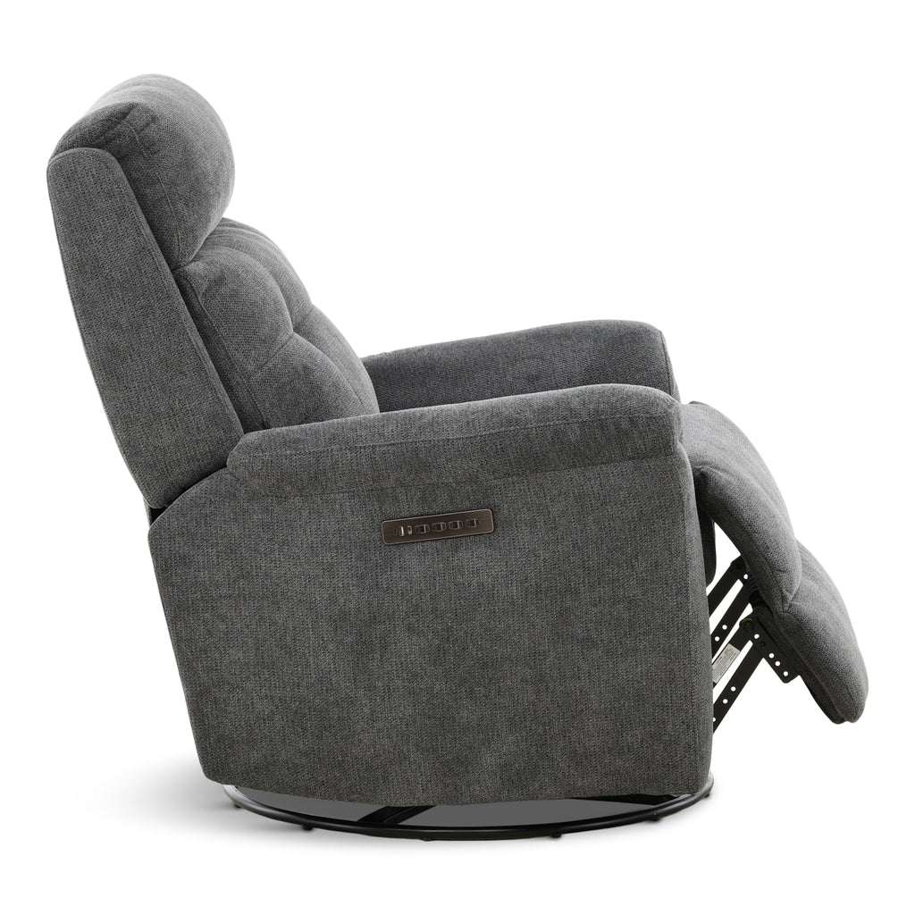 Sophisticated Perfect Match Power Swivel Gliding Recliner
