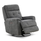 Sophisticated Perfect Match Power Swivel Gliding Recliner