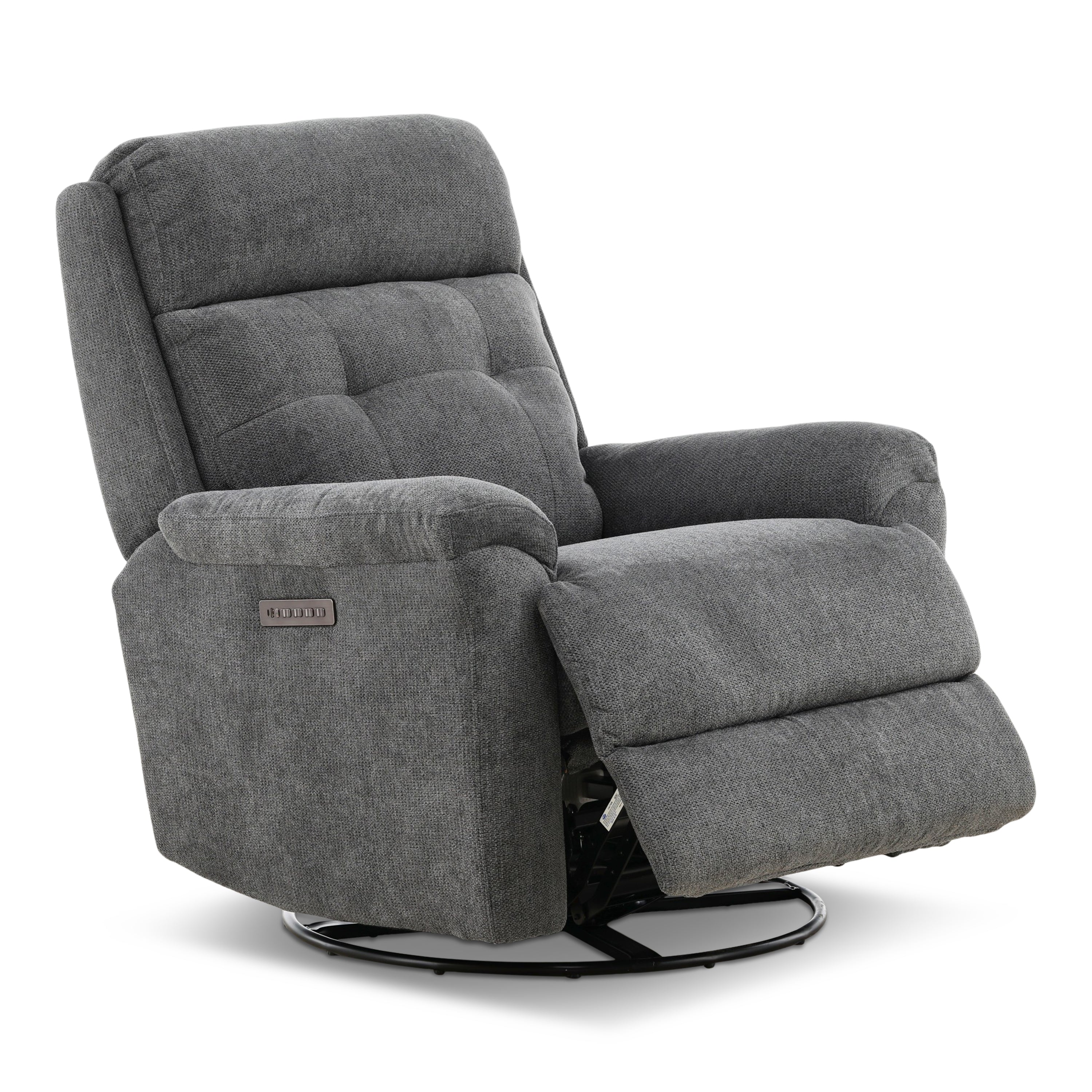 Sophisticated Perfect Match Power Swivel Gliding Recliner