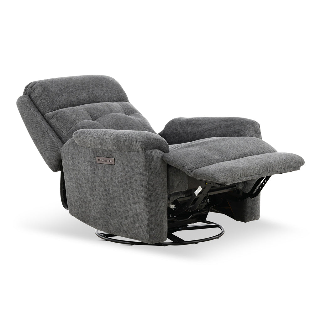 Sophisticated Perfect Match Power Swivel Gliding Recliner