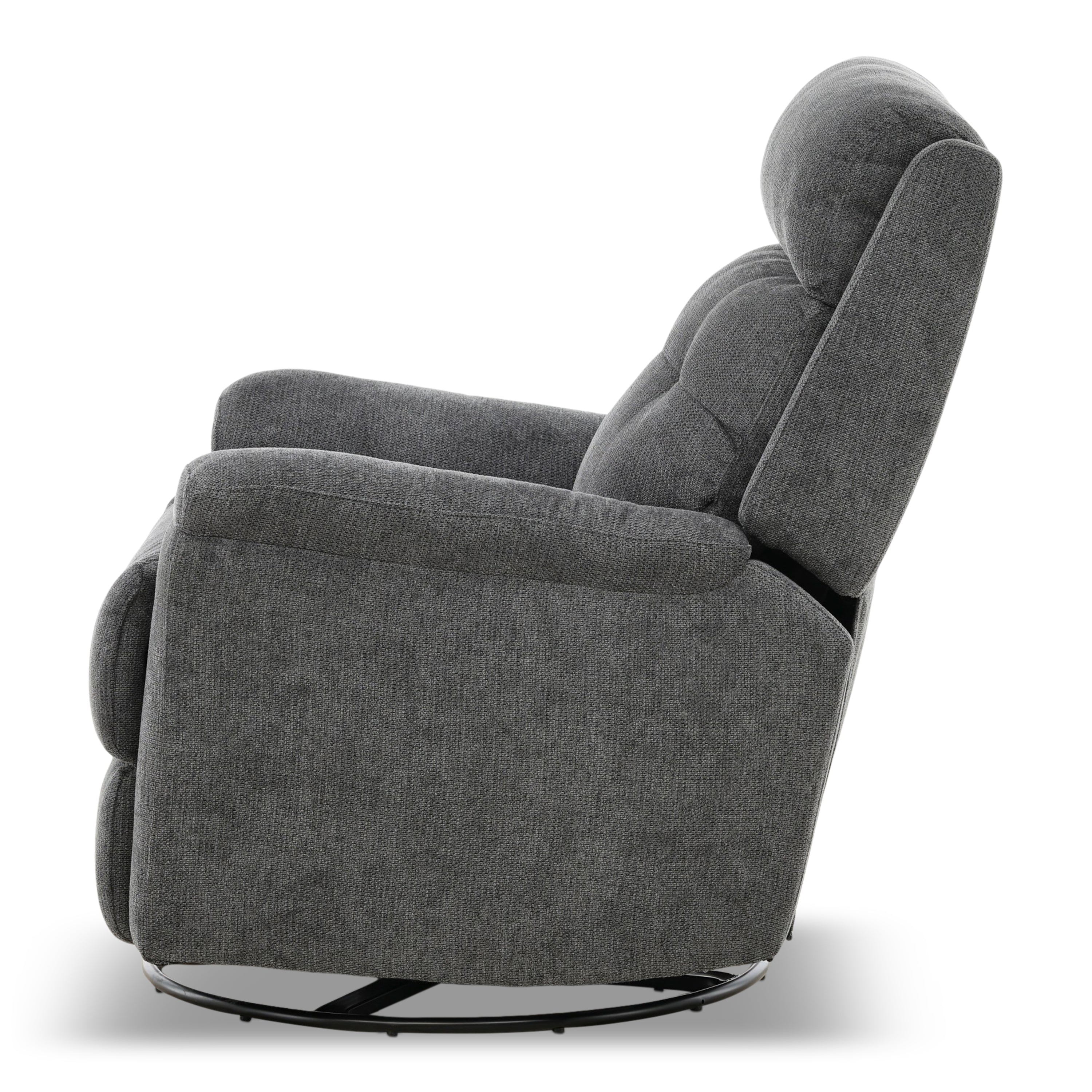 Sophisticated Perfect Match Power Swivel Gliding Recliner