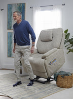 Zecliner Model 2 Plus Power Lift Recliner with Heat and Massage - Reclining