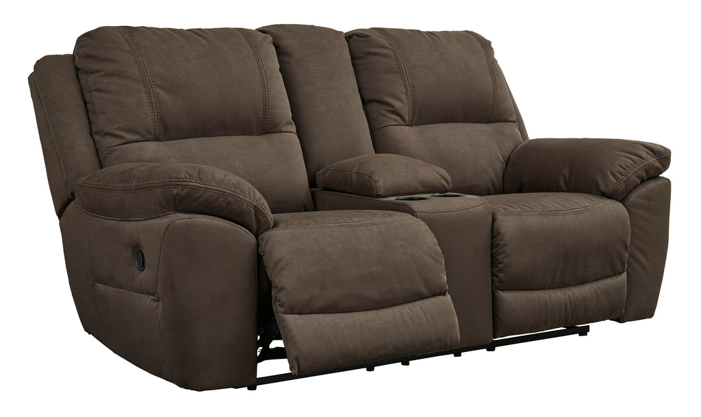 Next-Gen Gaucho Reclining Loveseat with Console - Fabric