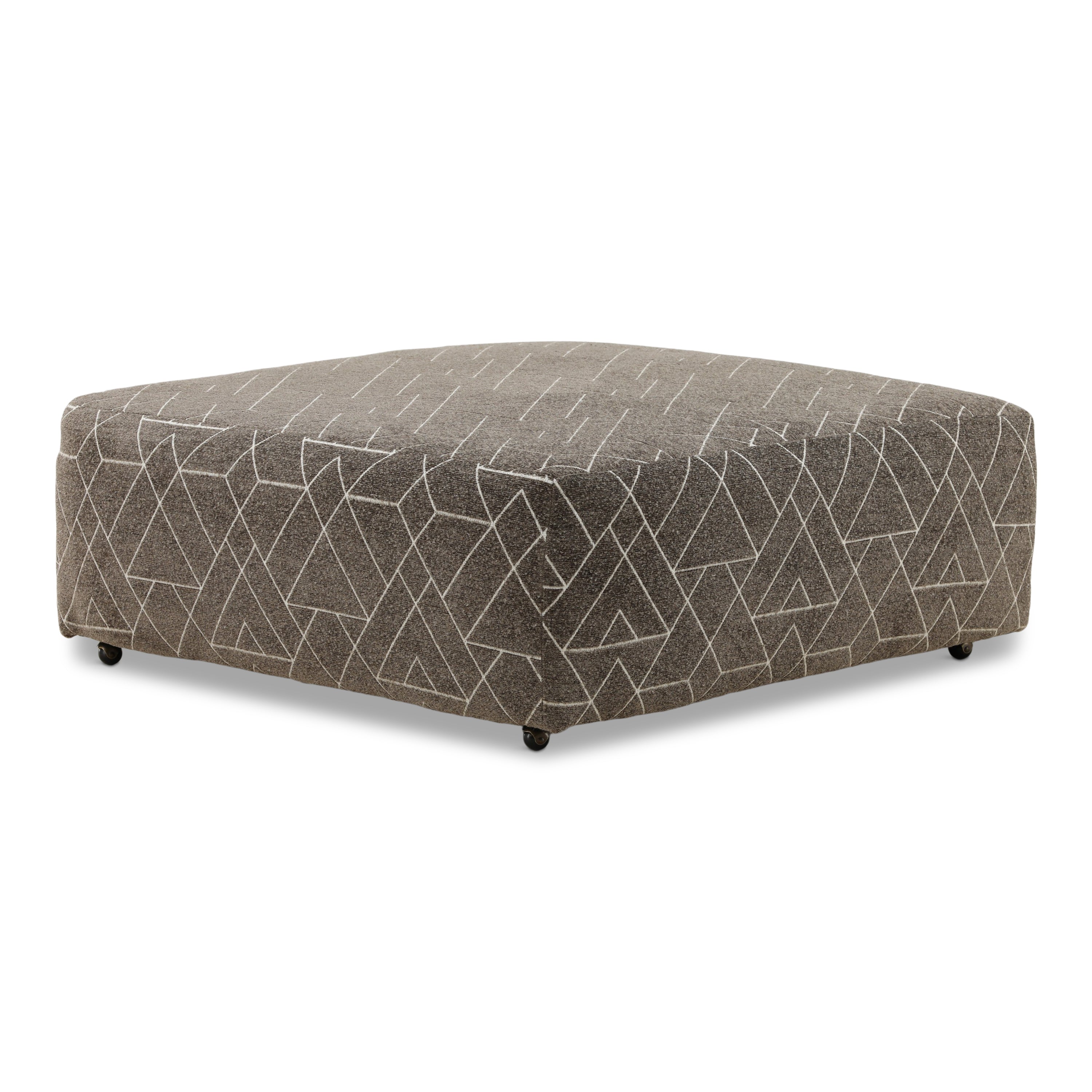 Elowen Cocktail Ottoman - Fabric