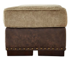 Alesbury Ottoman - Fabric