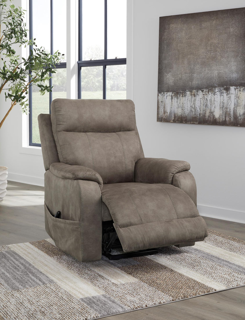 Crestmeade Power Lift Recliner - Reclining