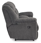 Foreside Reclining Console Loveseat - Fabric