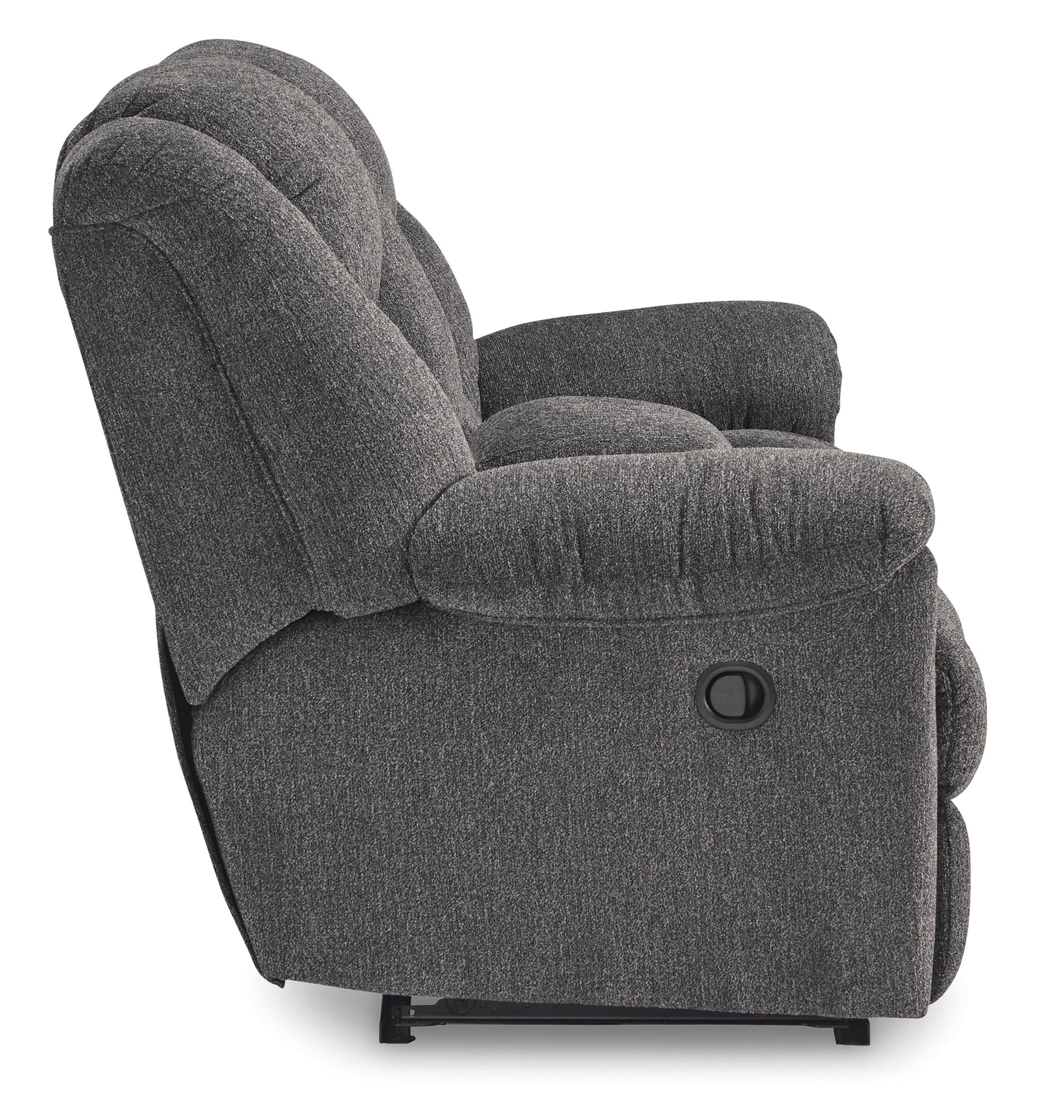 Foreside Reclining Console Loveseat - Fabric