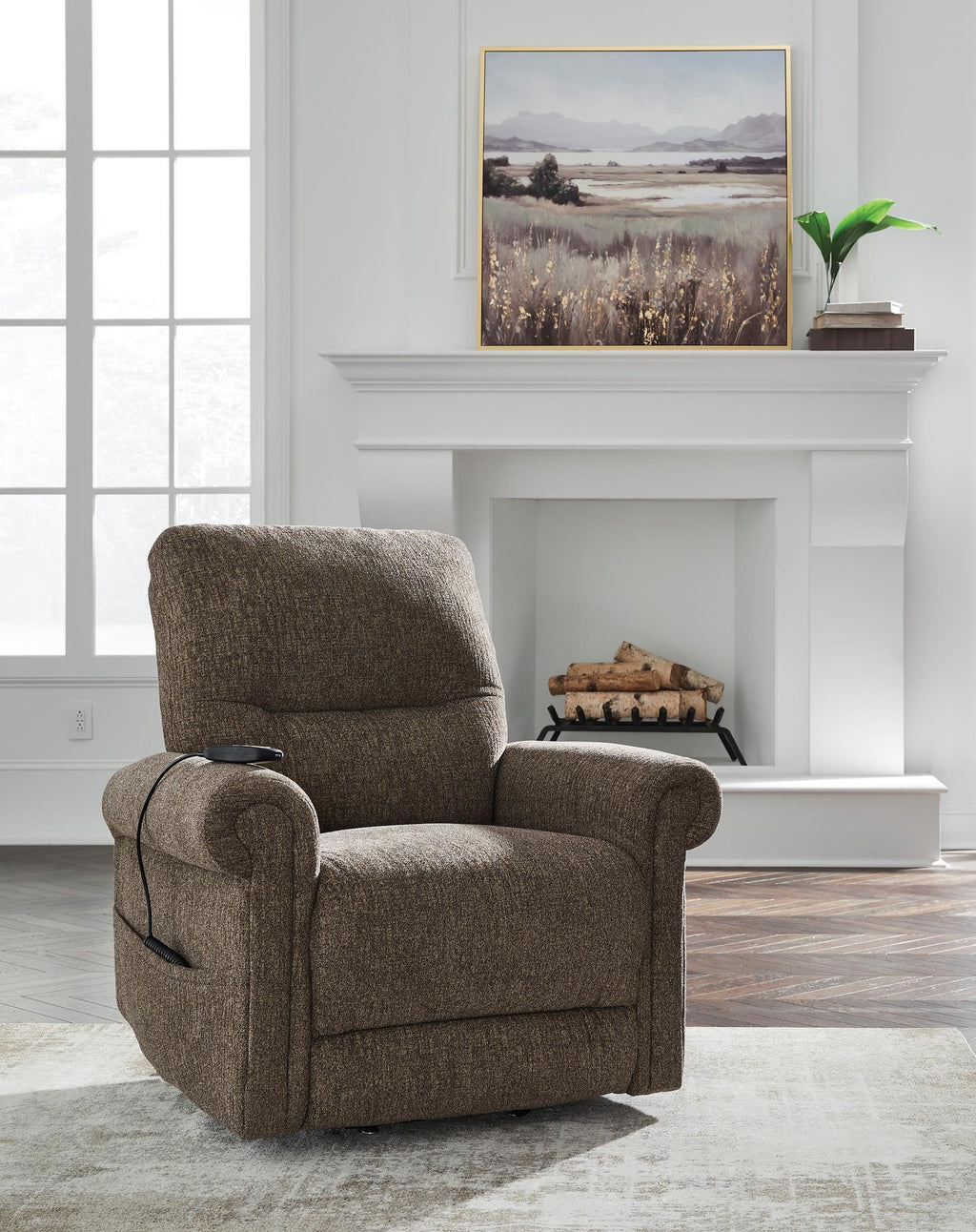 Aureta Power Lift Recliner - Reclining