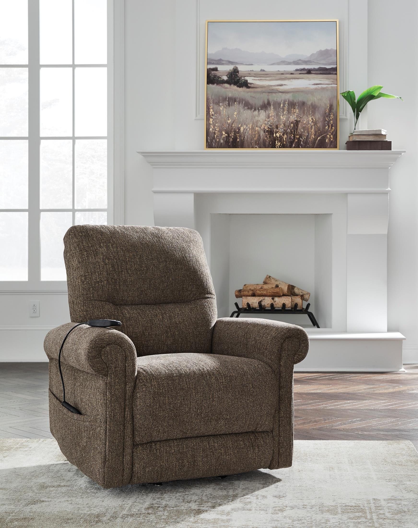 Aureta Power Lift Recliner - Reclining