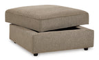 O'Phannon Storage Ottoman - Putty