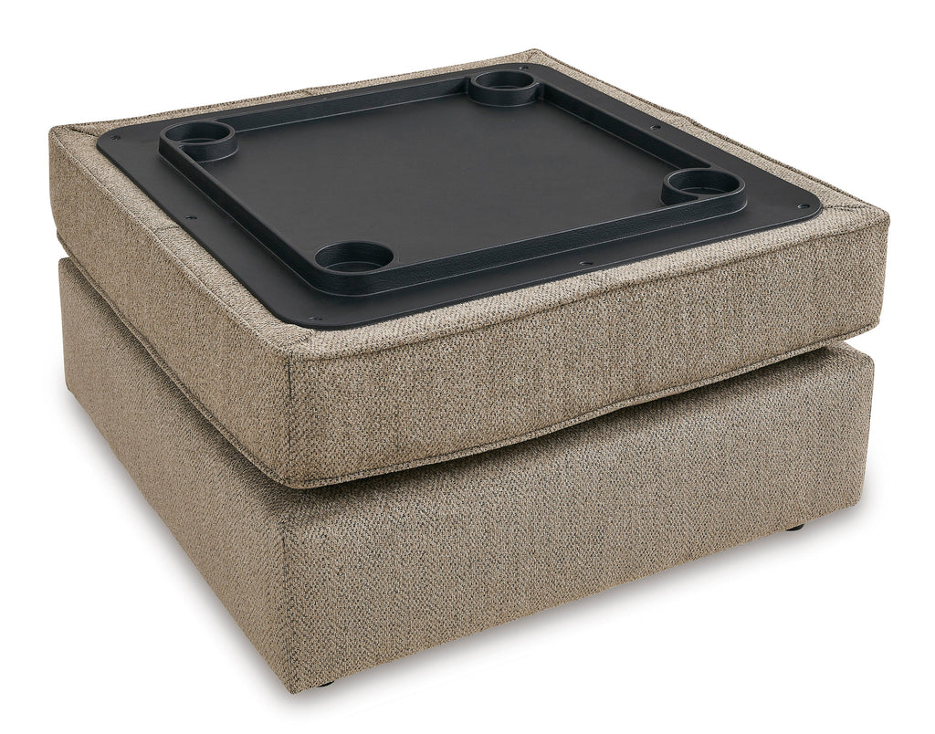 O'Phannon Storage Ottoman - Putty