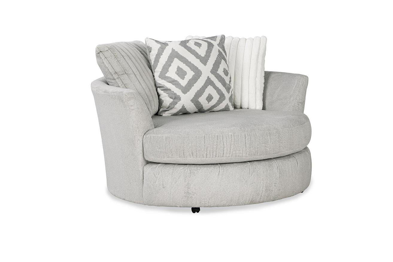 Avelina Swivel Chair - Fabric