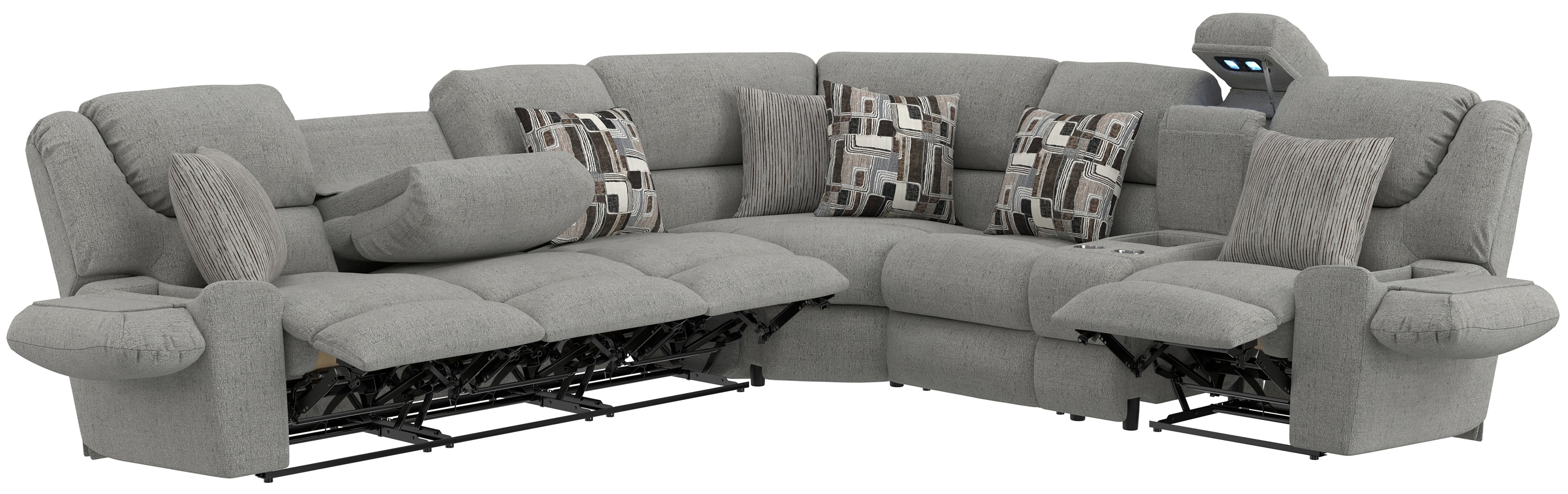 Lowell 3-Piece Reclining Sectional