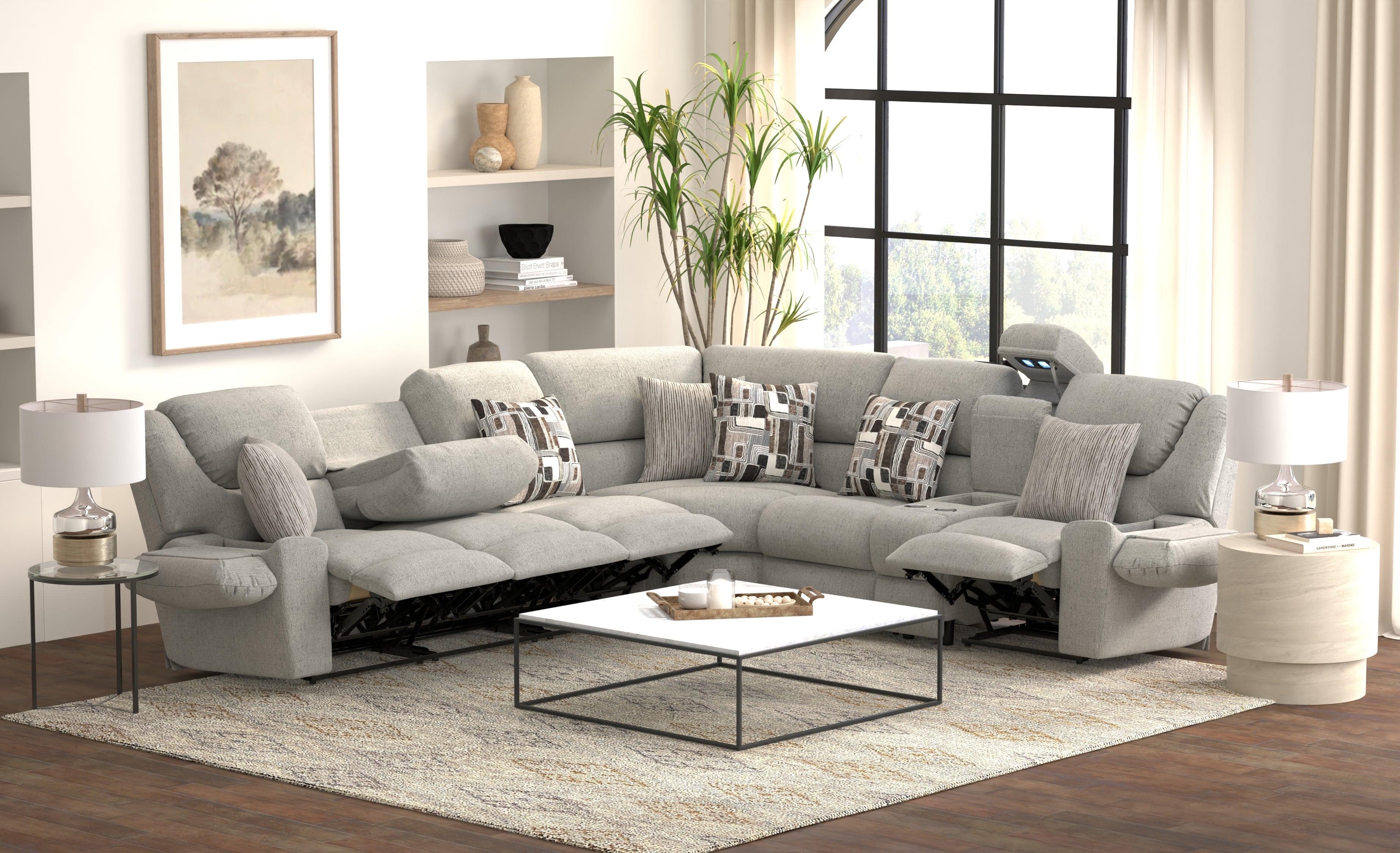 Lowell 3-Piece Reclining Sectional