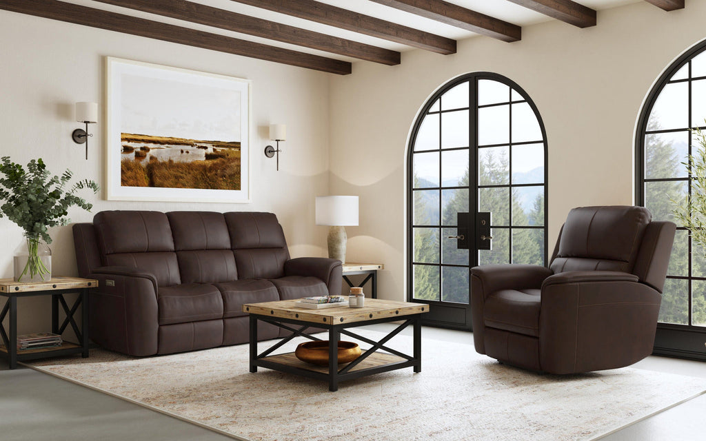 Karson Leather Power Reclining Sofa