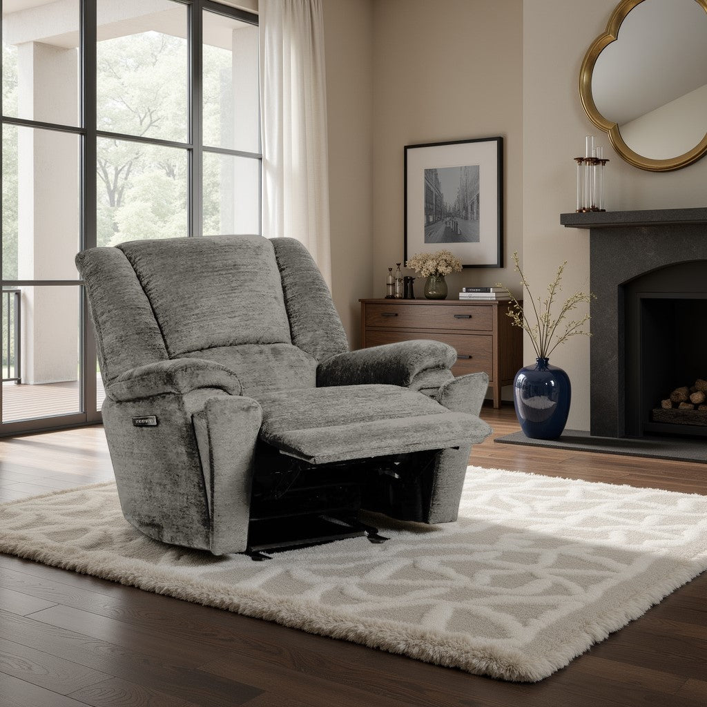 Plush Perfect Match Power Gliding Recliner