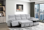 Chamberlain 3-Piece Power Reclining Sectional with Pullout Bed - Set