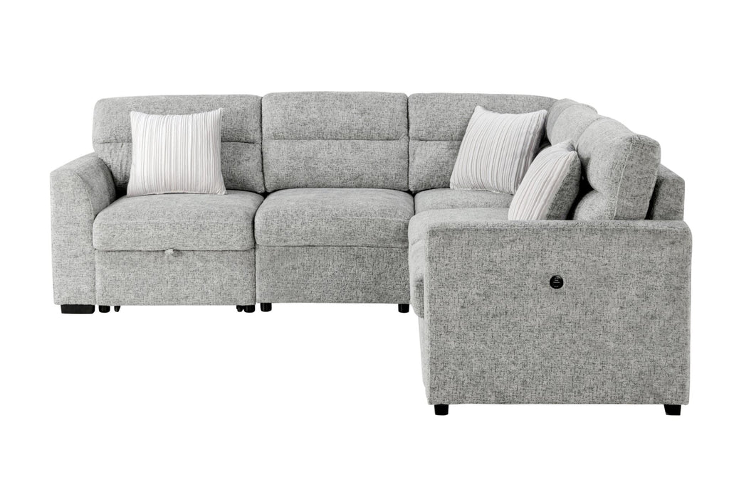 Bellerose 5-Piece Sectional with Pullout Sleeper - Set