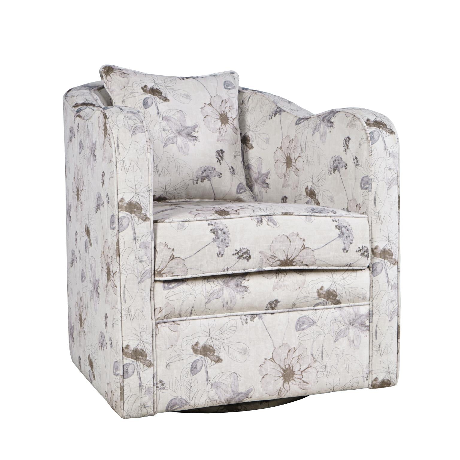 Flora Swivel Accent Chair - Indoor