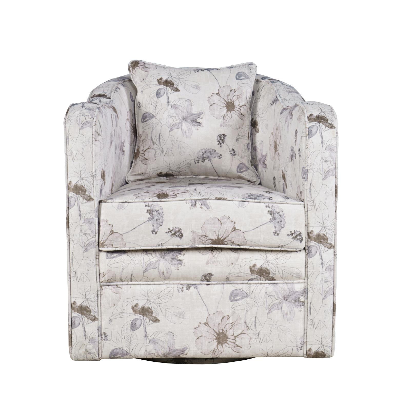 Flora Swivel Accent Chair - Indoor